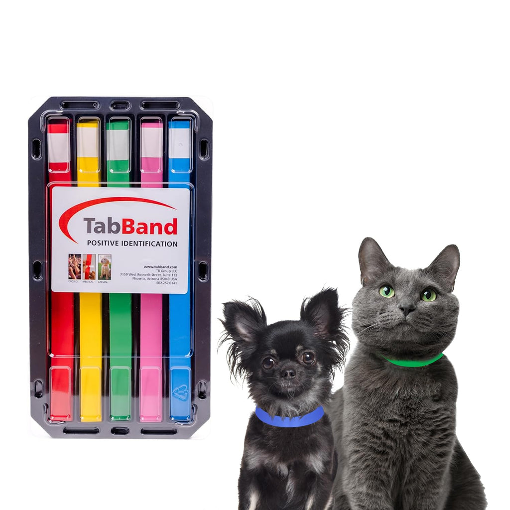 10 Inch 500 Count Waterproof Writable Pet ID Collars Y9996