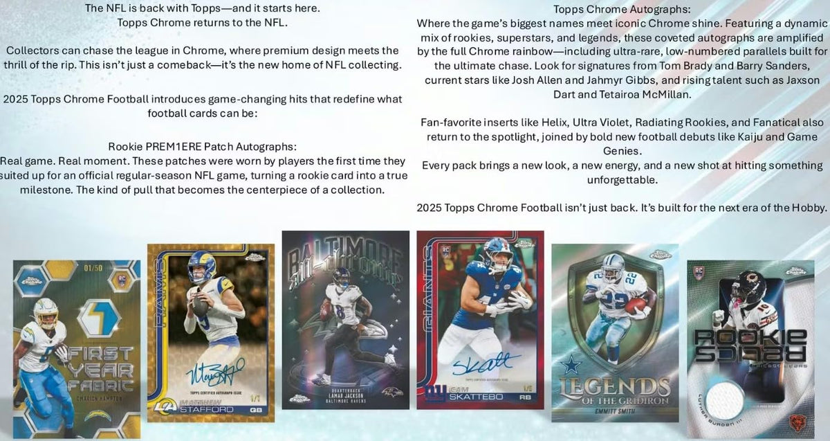2025 Football Card Mega Box D971