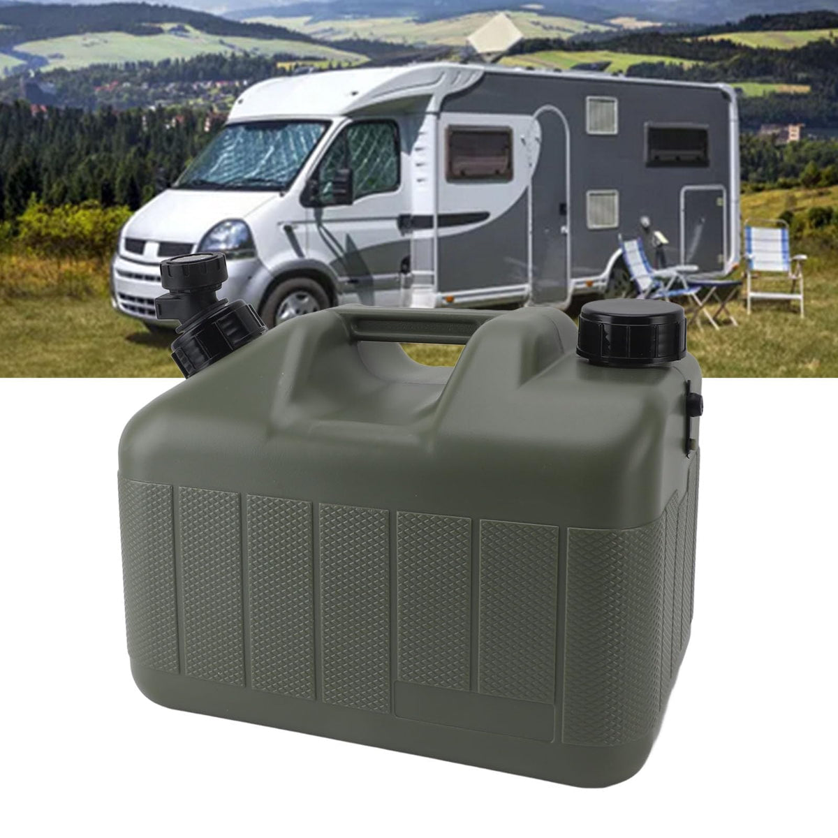 10L Portable Water Canteen with Faucet H2444