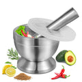 Mortar and Pestle Set Stainless Steel S942