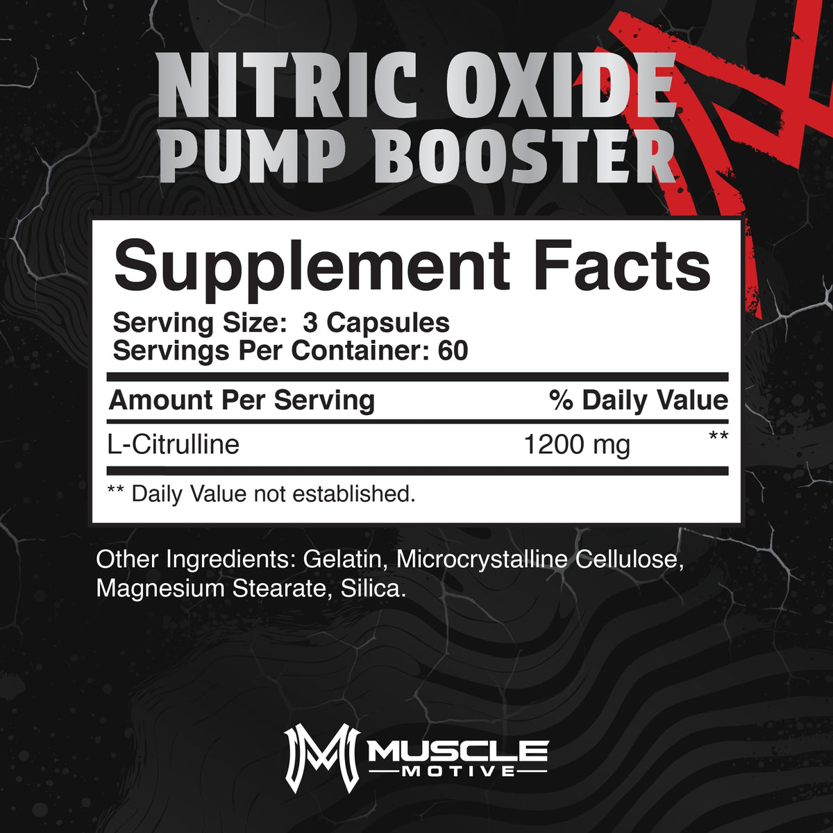 Nitric Oxide Supplement 180 Capsules Y921