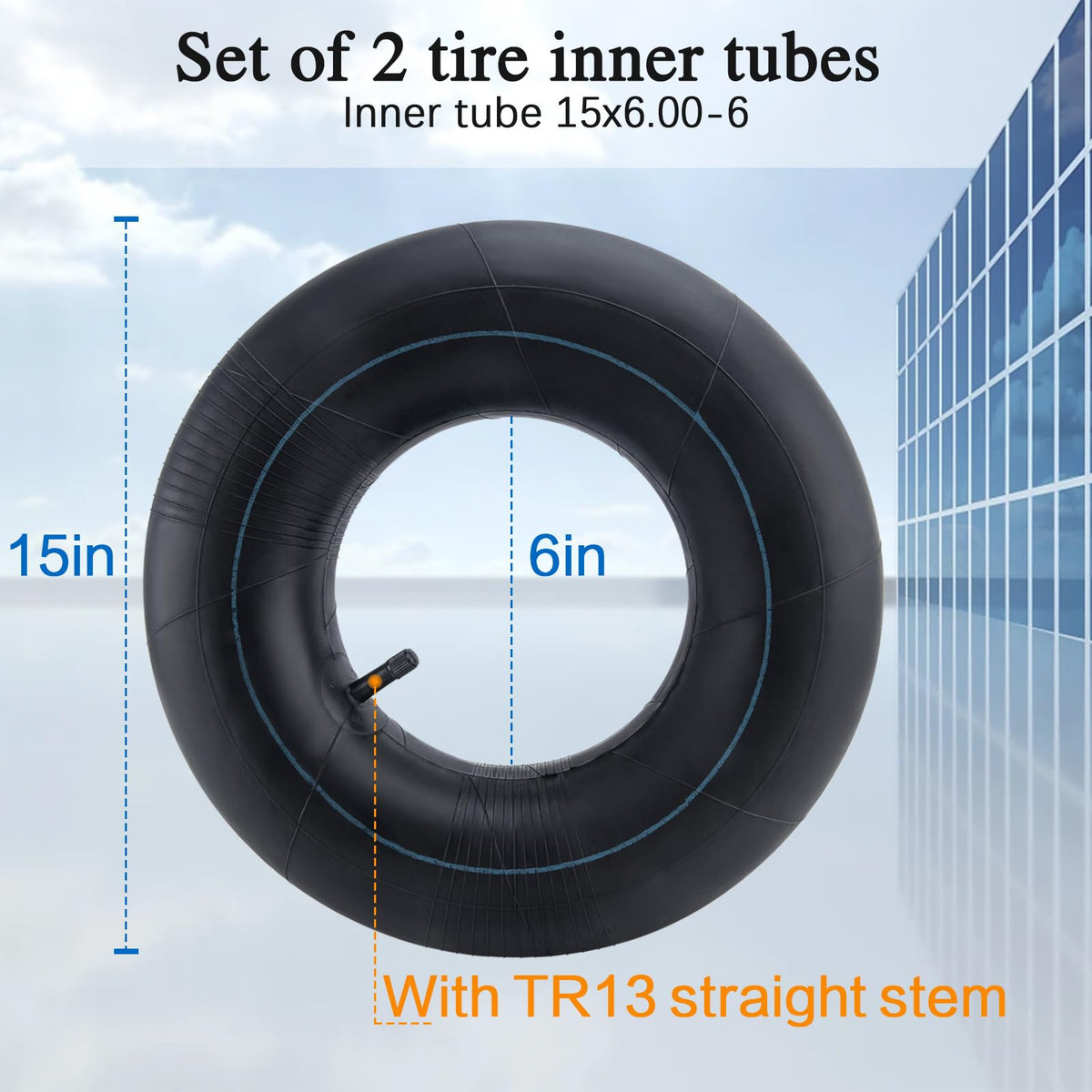 15x6.00-6 Inner Tubes 2 Pack X794356