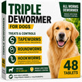 Pyrantel Pamoate and Praziquantel Dog Dewormer Tablet - 48 Tablets I562178