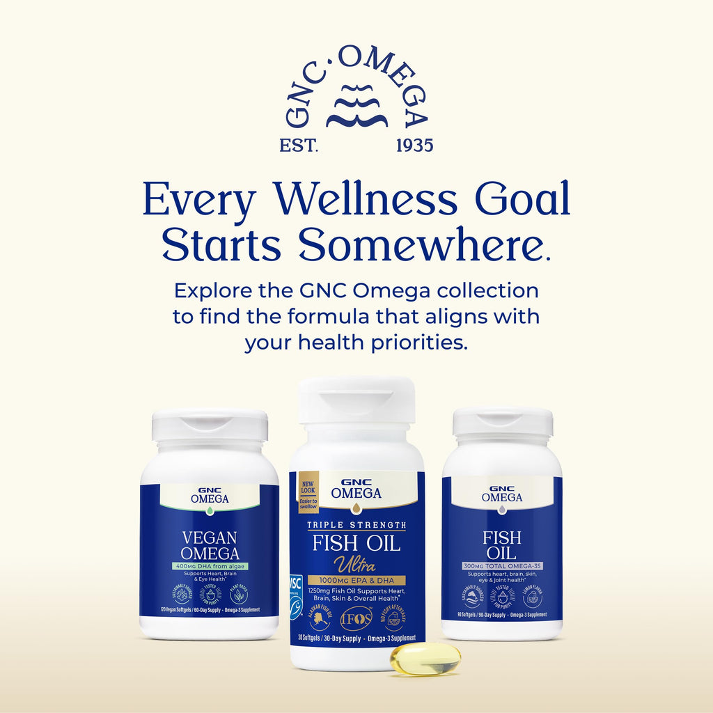 Omega Fish Oil 1000mg 120 Count K449159