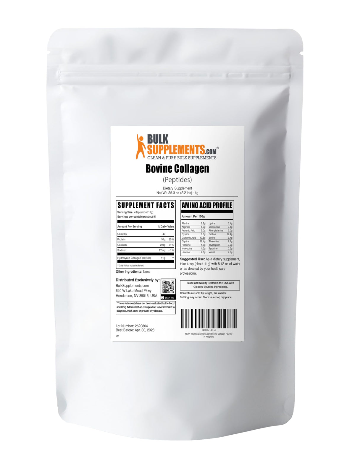 Collagen Peptides Powder 1kg A164114