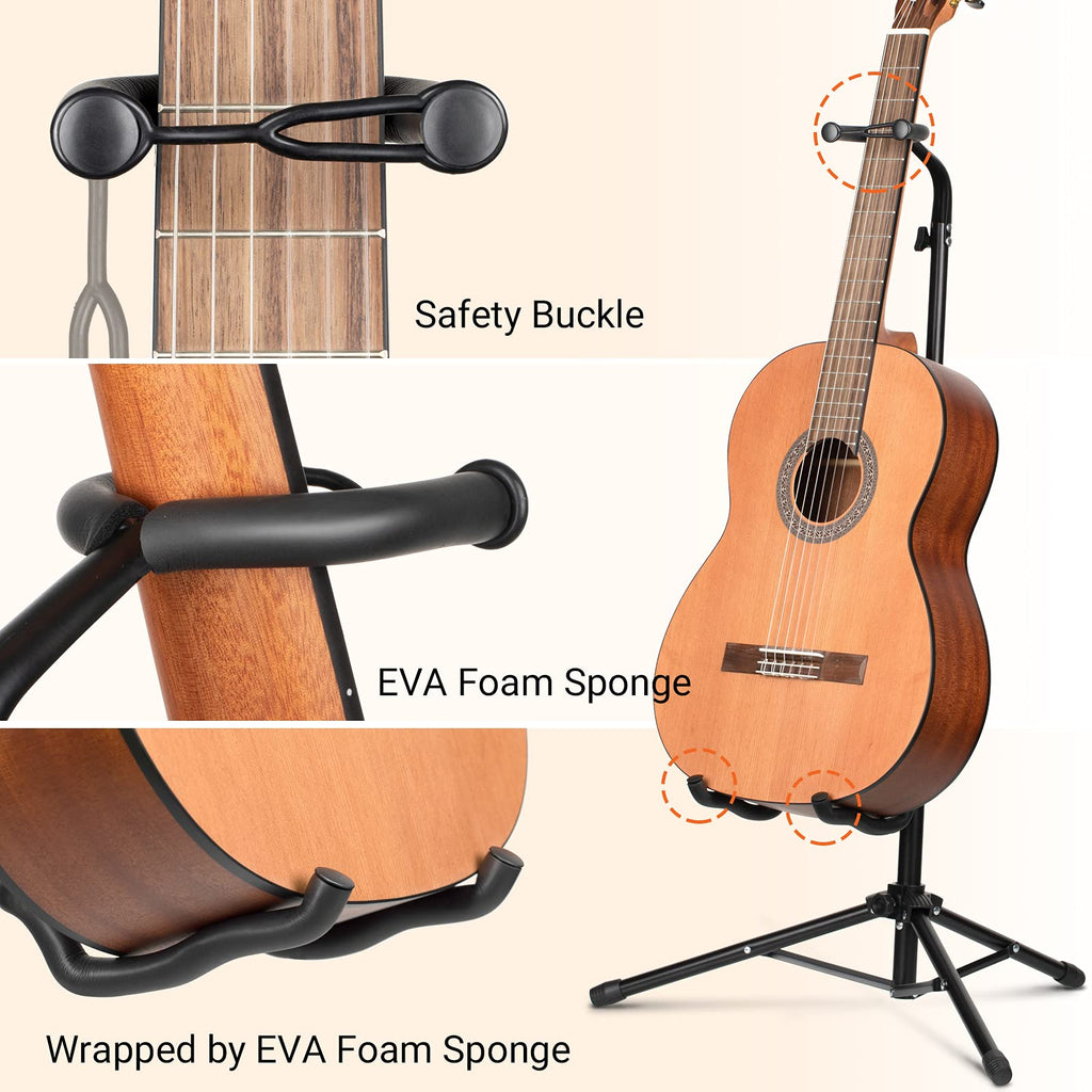 Folding Adjustable Guitar Stand K106336