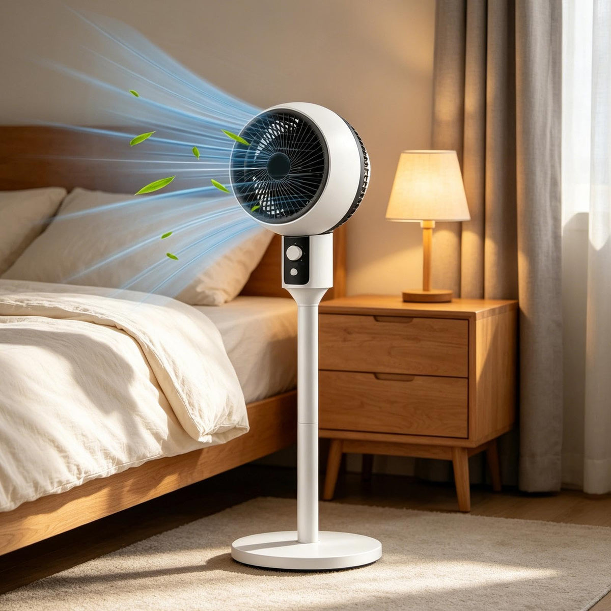 Adjustable Quiet Air Circulator Fan with 3 Speeds Q260