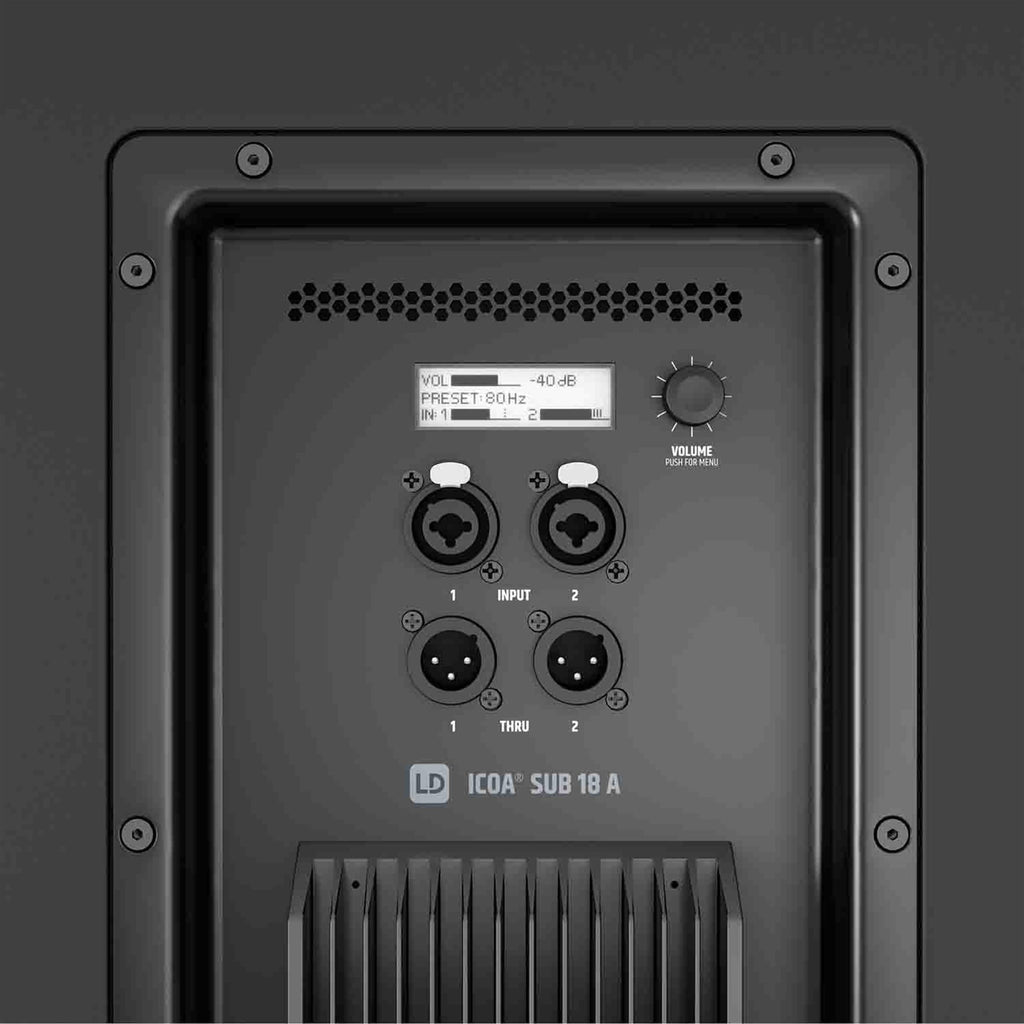 Powered 18 Inch Bass Reflex PA Subwoofer I422906