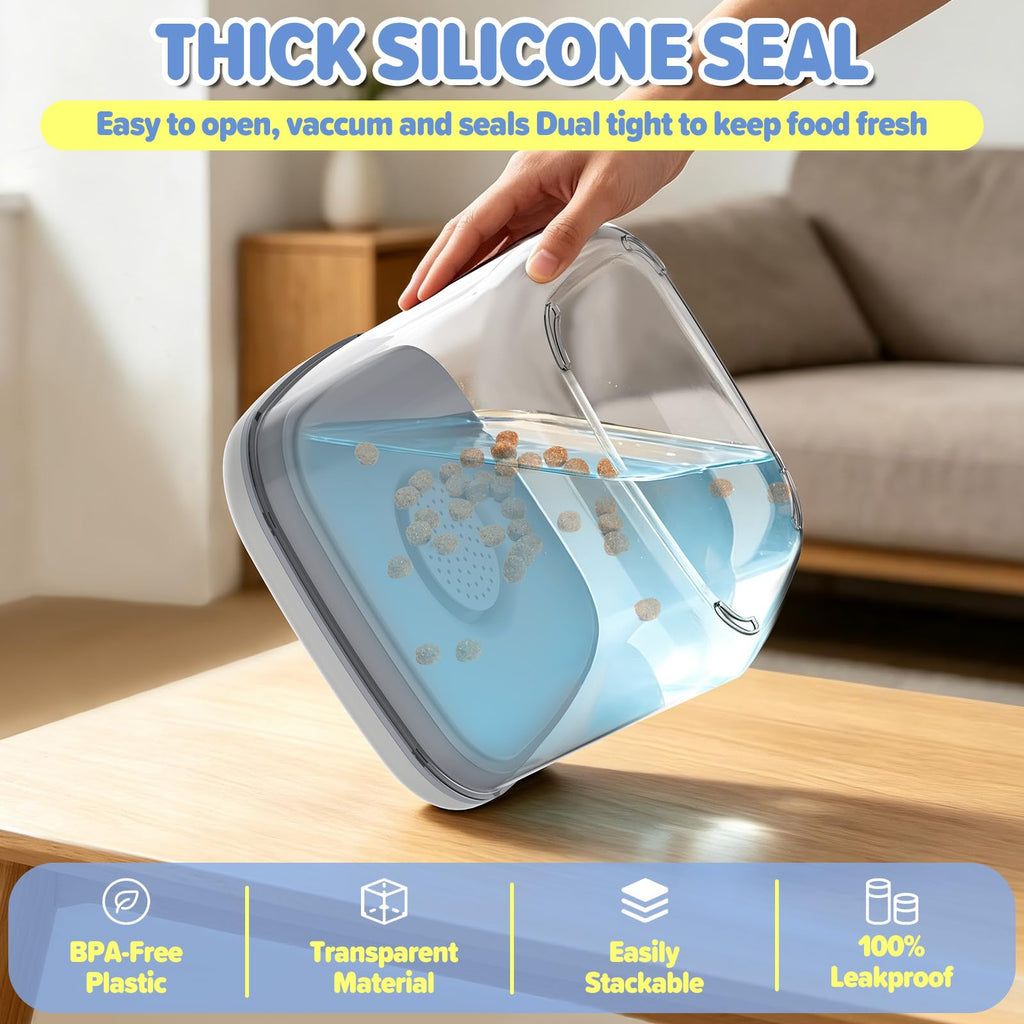 Cat Food Storage Containers With Scooper J37650