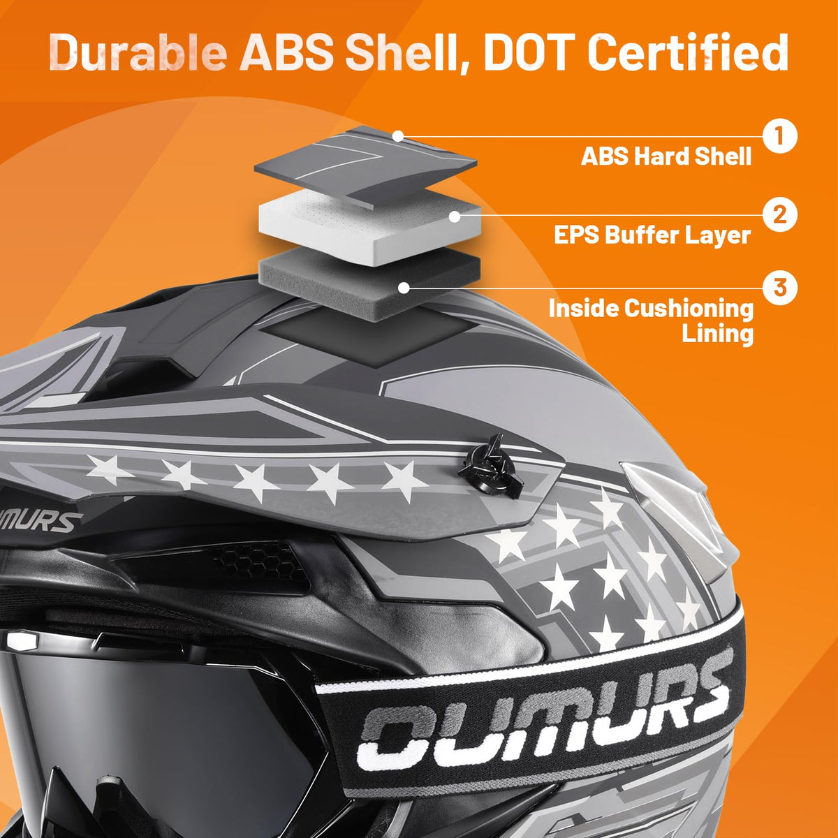 DOT Approved Full Face Motocross Helmet I6551