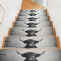 Grey Non Slip Carpet Stair Treads Set of 15 J111