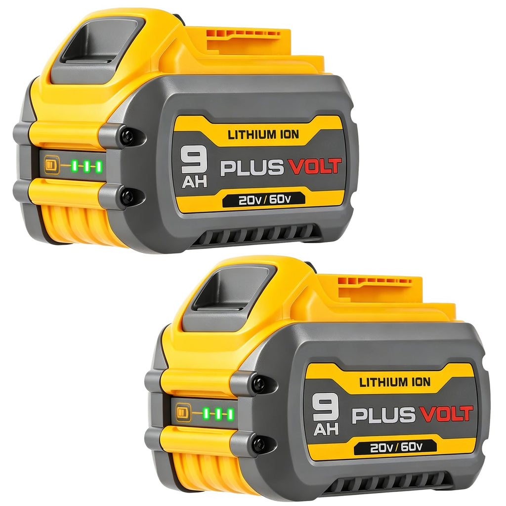 9.0Ah 20V/60V Lithium Battery (2 Packs) H45040