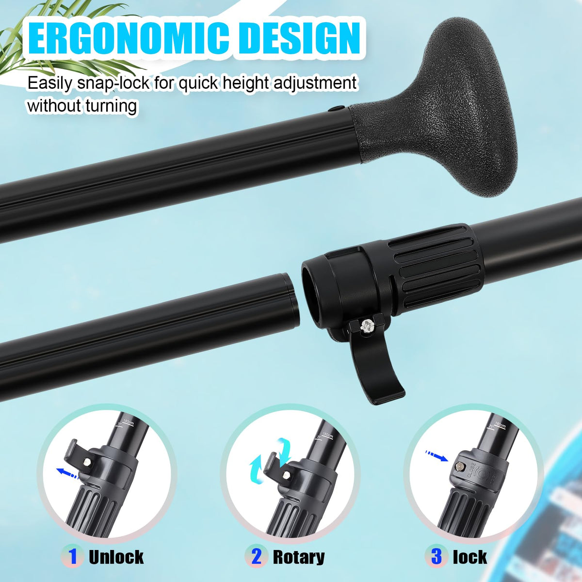 Adjustable Paddle Board Paddles T861