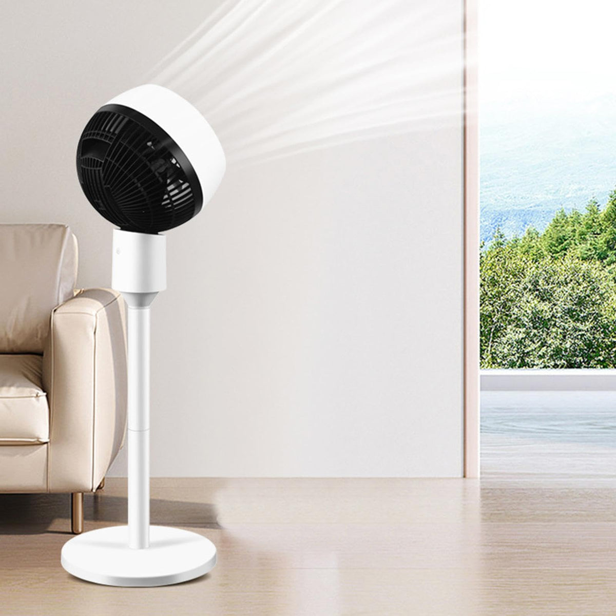 Adjustable Quiet Air Circulator Fan with 3 Speeds Q260