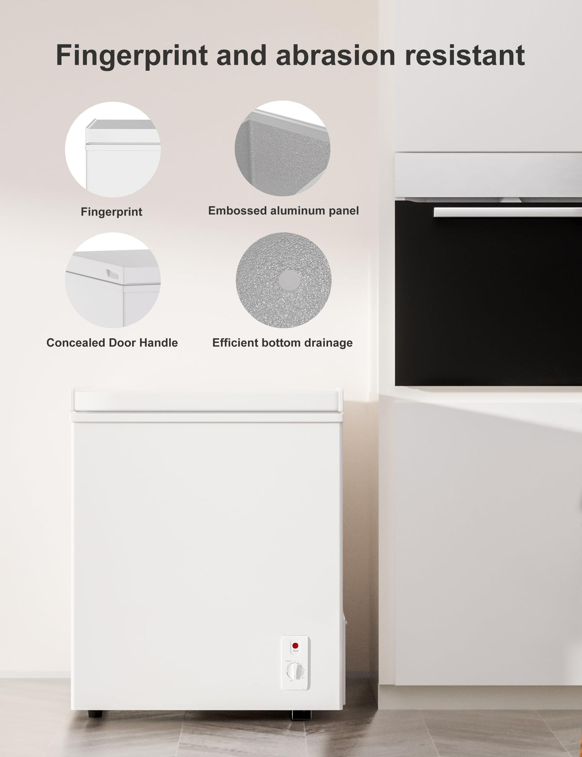 3.5 Cu. Ft White Chest Freezer A9245