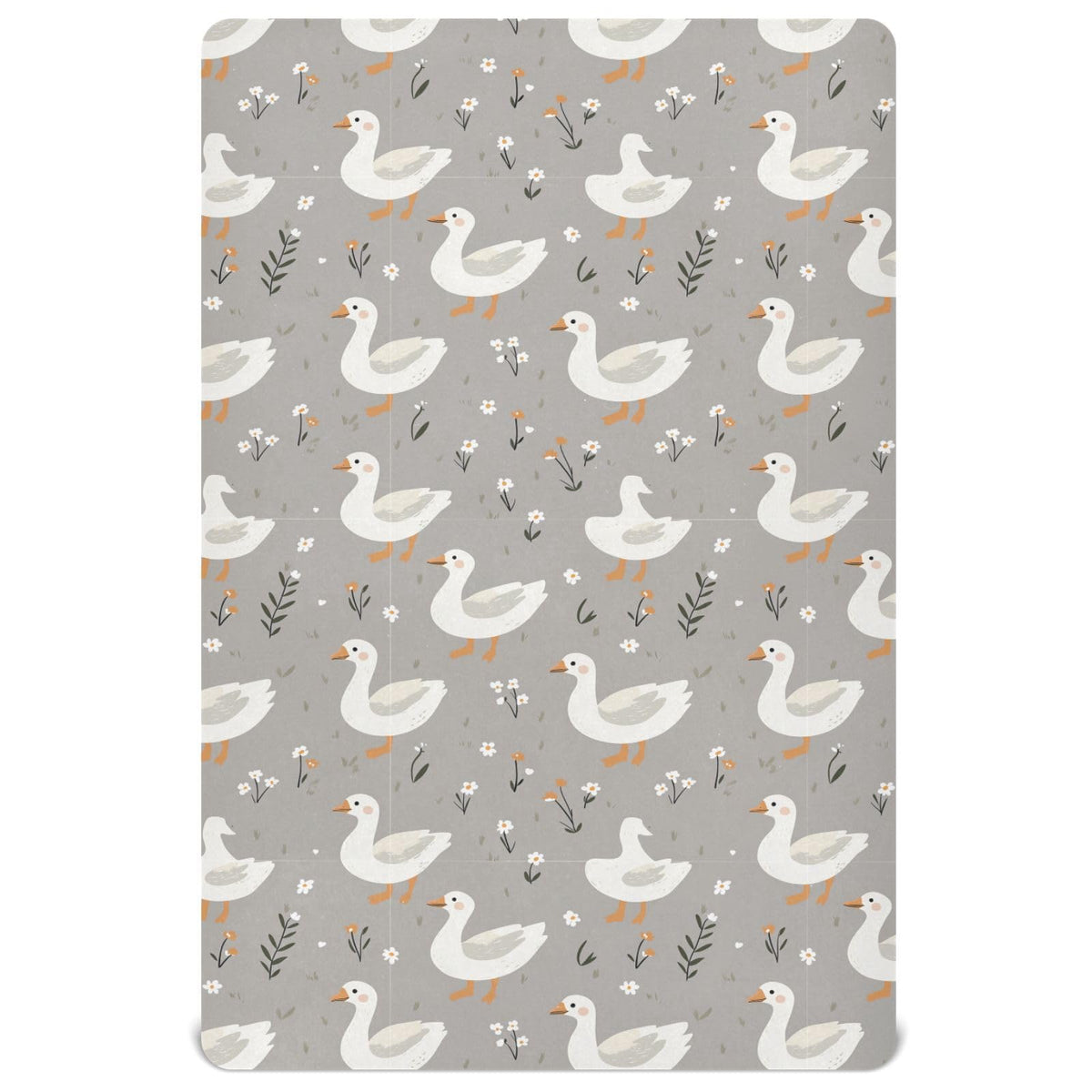 Soft Breathable Microfiber Crib Sheet Fits Standard Size Crib Mattress J11838