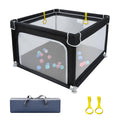 Baby Playpen with Mesh and Anti-Slip Base B491