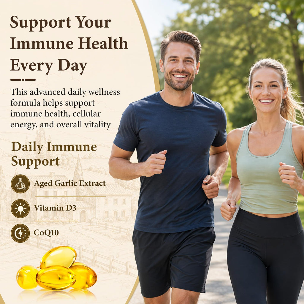 Aged Garlic Extract Capsules, 180 Softgels E479