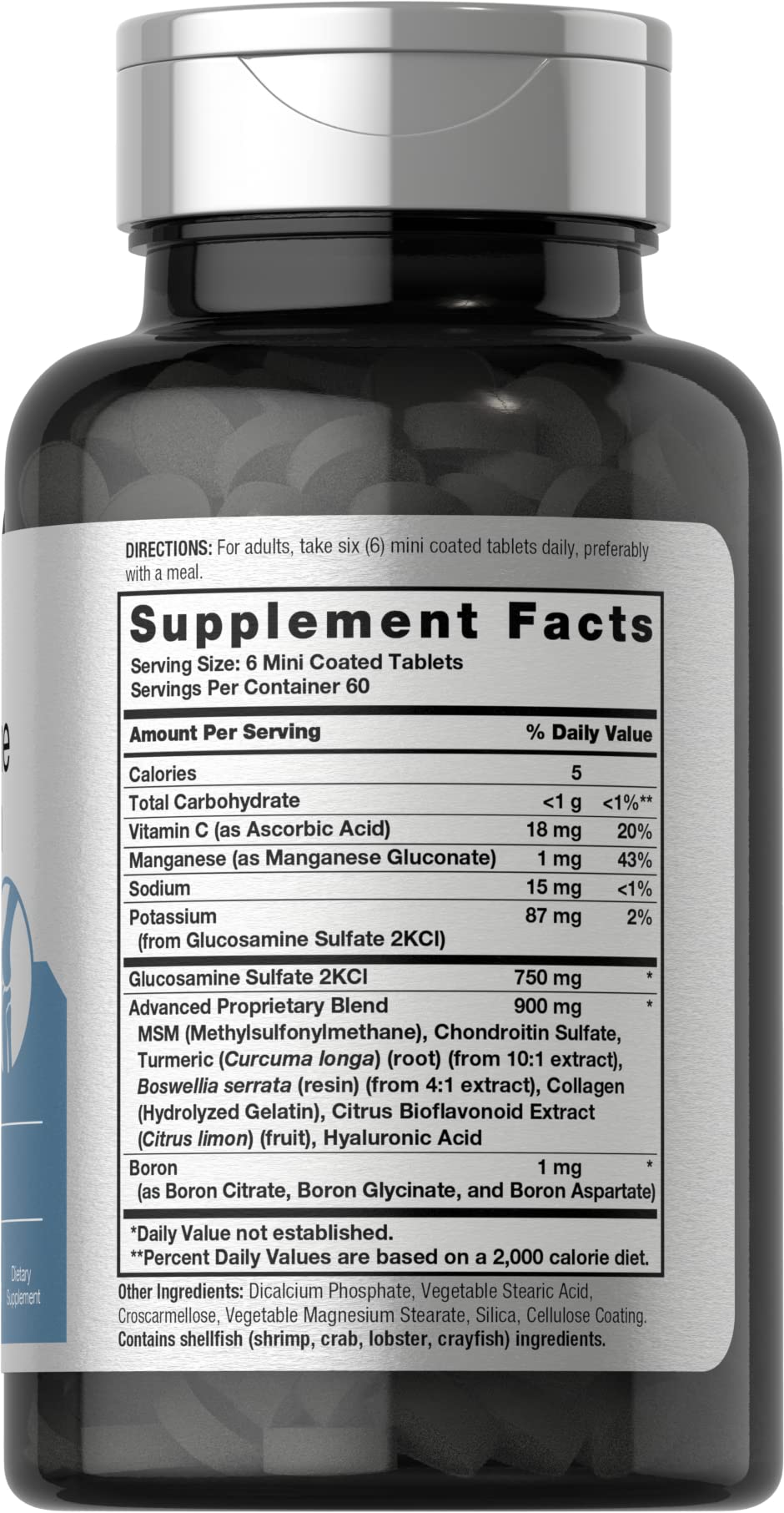 Glucosamine Chondroitin MSM Turmeric 360 Tablets J840033