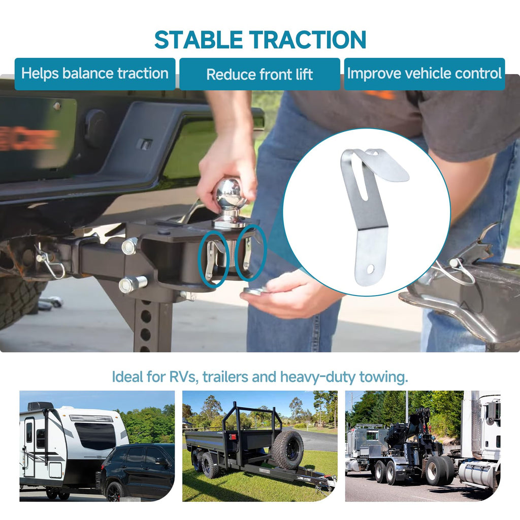Round Bar Weight Distribution Retainers for Trailer Hitch Parts P6992
