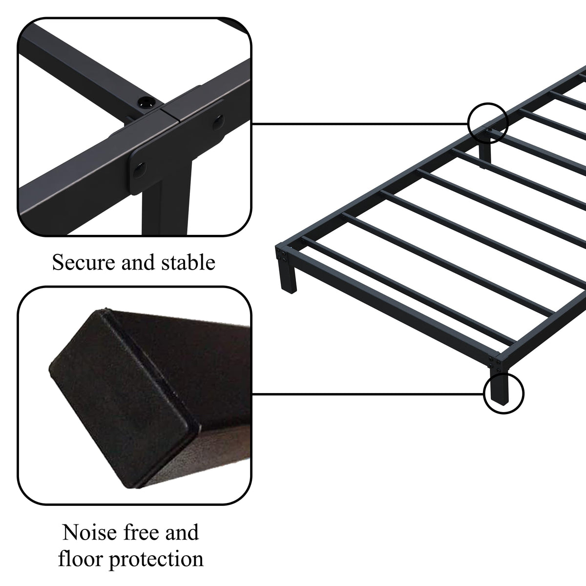7 Inch Low Profile Twin Bed Frame C5047