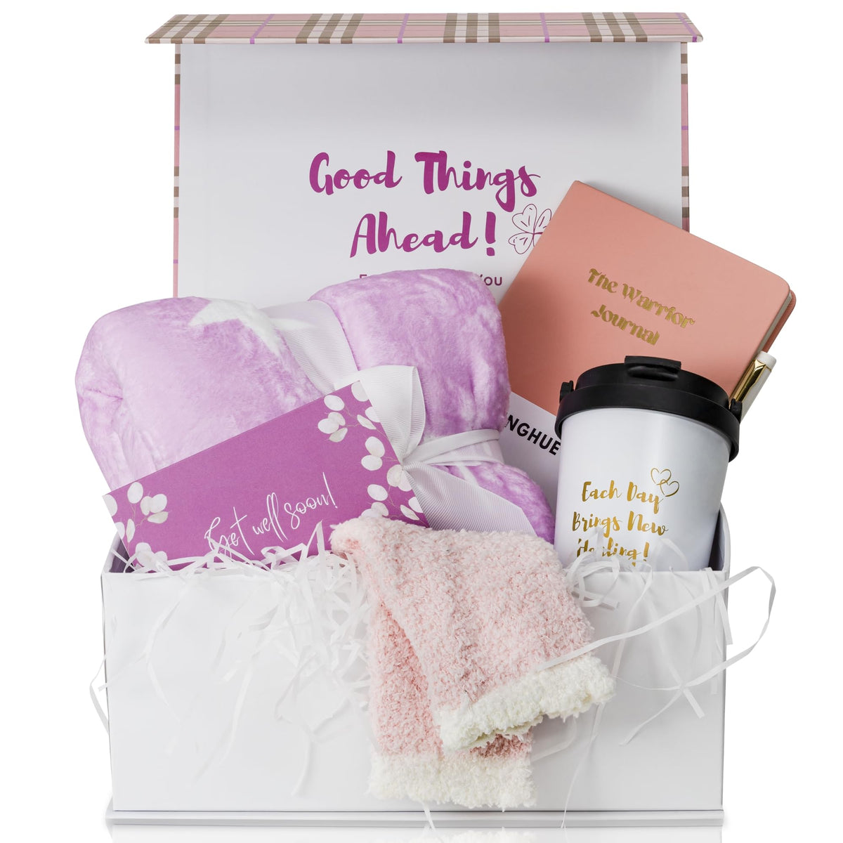Blanket Socks Journal Tumbler Care Package Y3703
