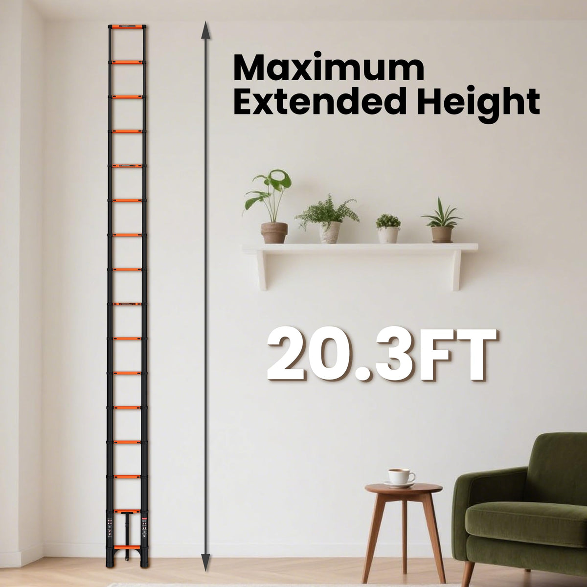 Telescoping Ladder 20.3 FT X217472
