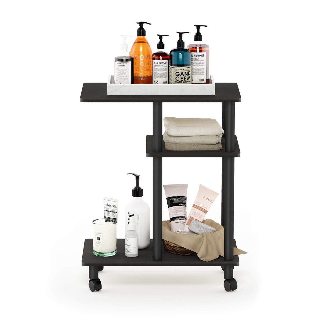 C Shaped Side Table with Casters E877