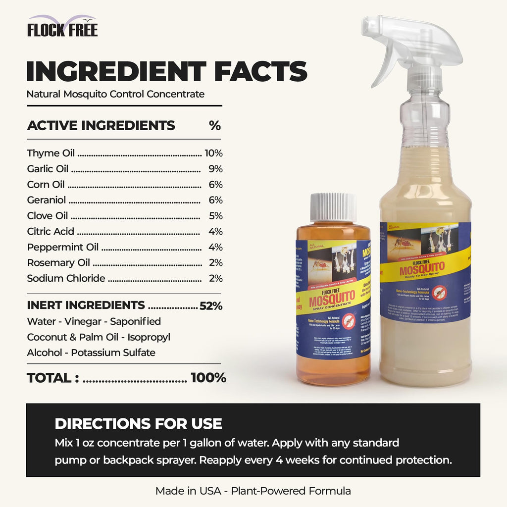 Mosquito Repellent 32 oz Spray & 4 oz Refill V2197