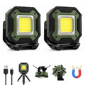 2-Pack 6000mAh Magnetic LED Work Light F1475