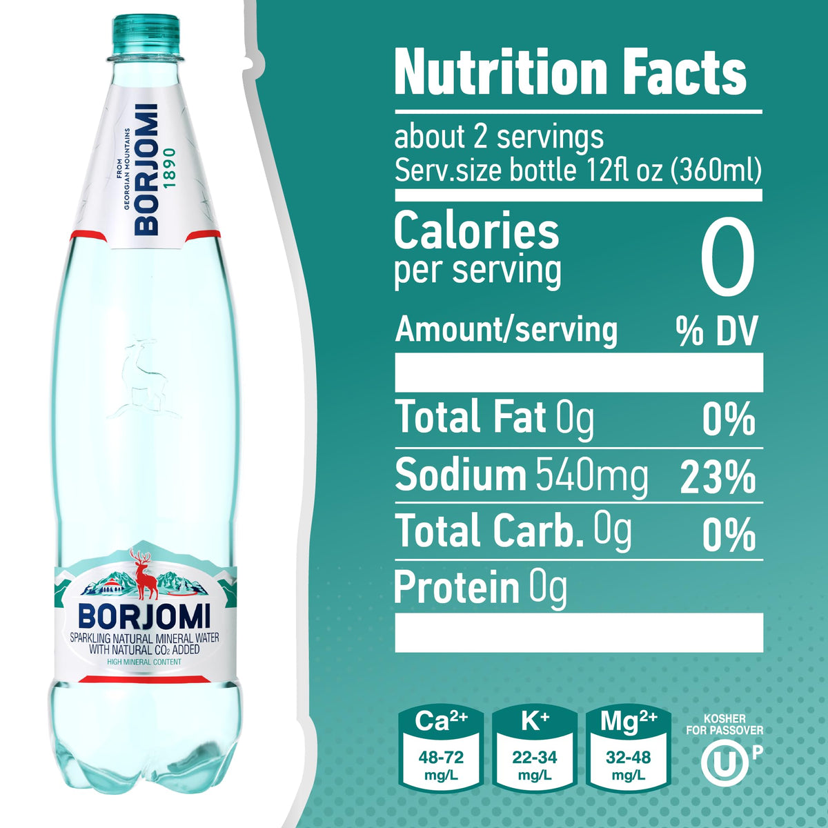 Sparkling Mineral Water 33.8 oz 6 Pack J66518