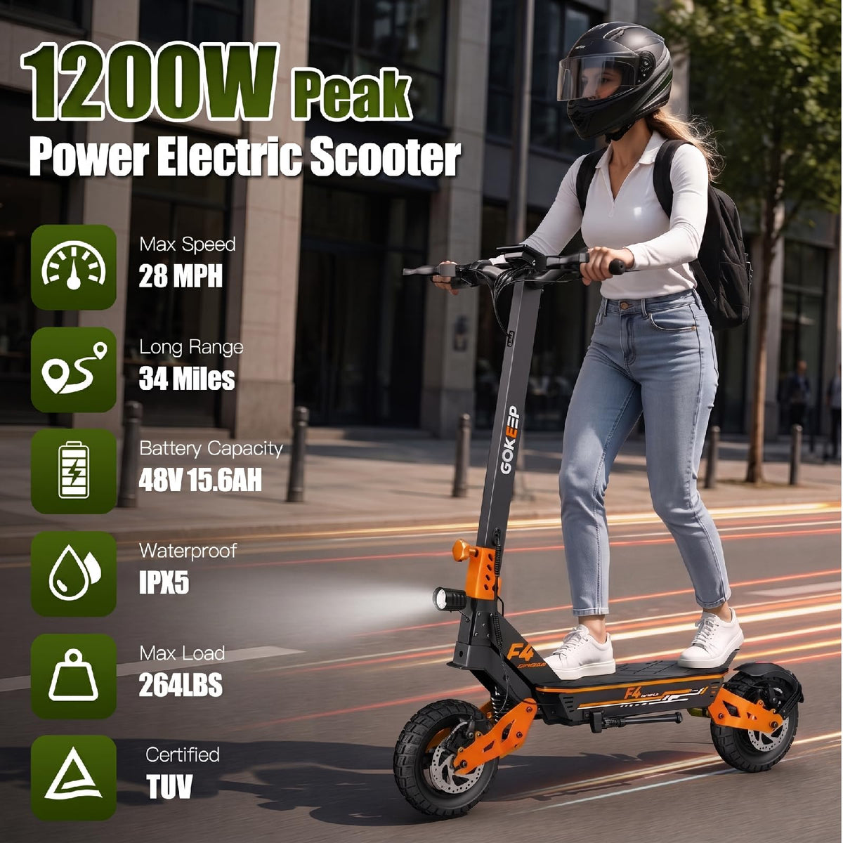 1200W Electric Scooter V119