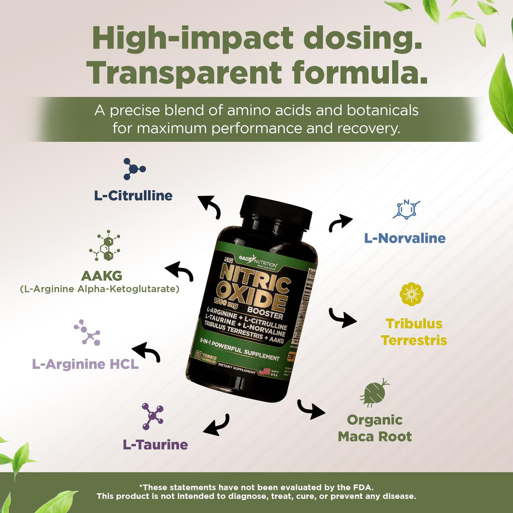 L Arginine Capsules with Amino Acid and Maca Root H8328