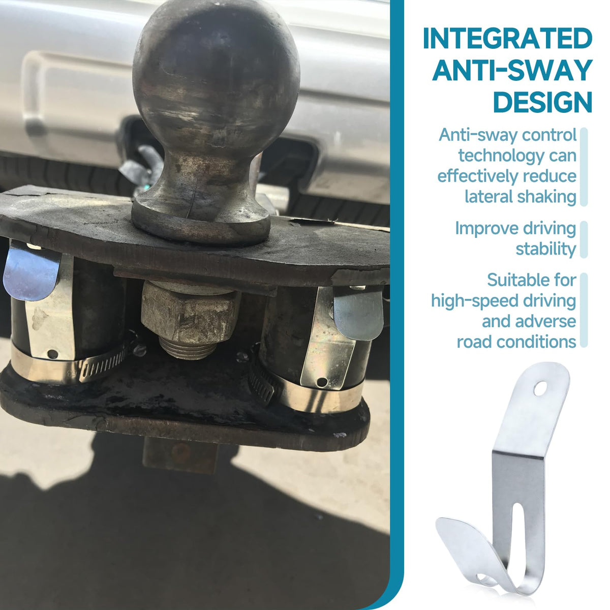 Round Bar Weight Distribution Retainers for Trailer Hitch Parts P6992