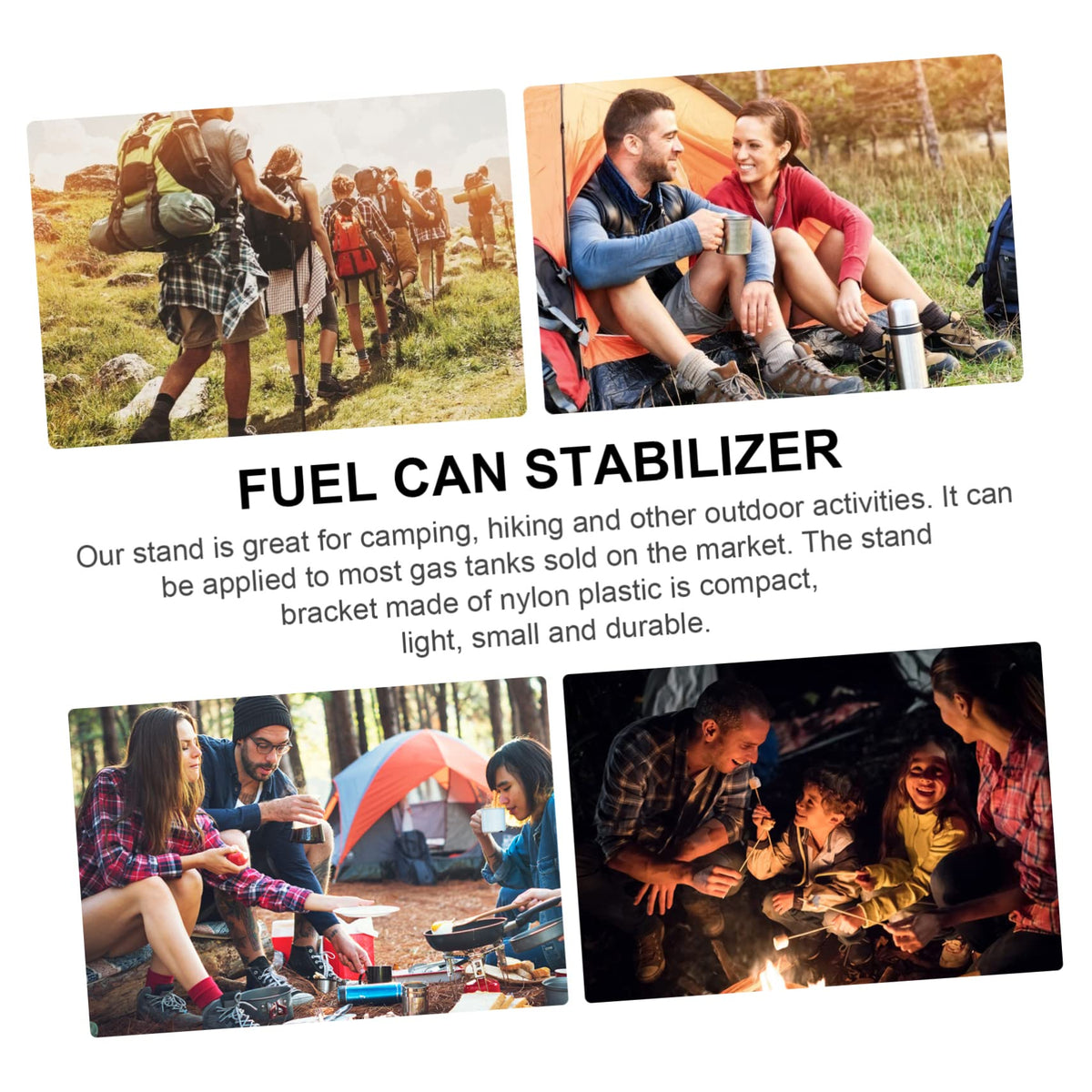 Compact Folding Propane Camp Stove Canister Stand W77551