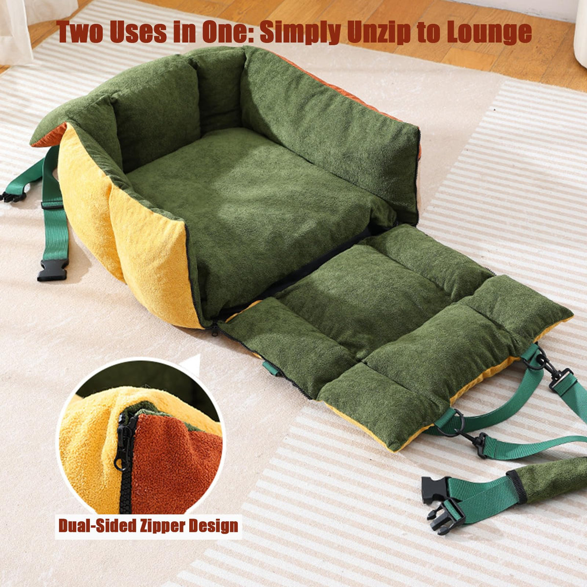 2-in-1 Dog Car Seat G1142