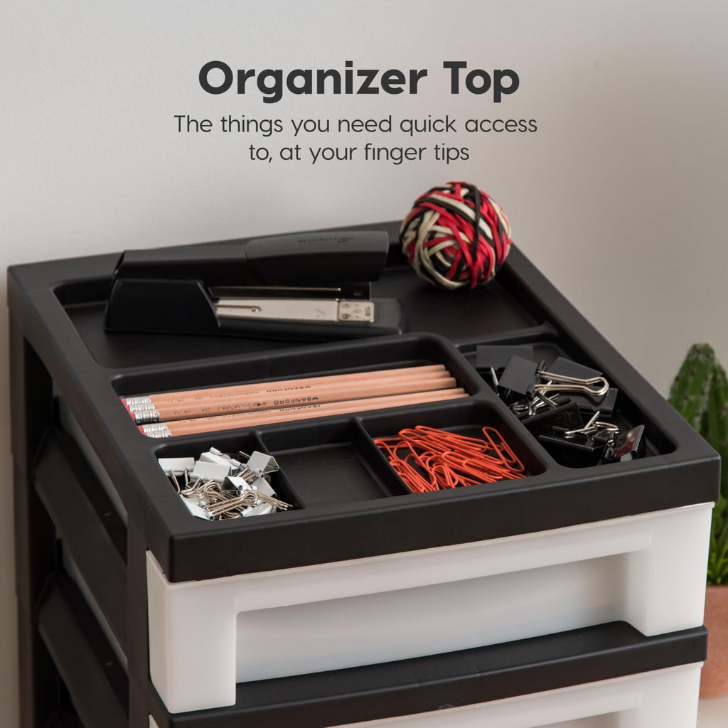 7 Drawer Rolling Storage Cart D298