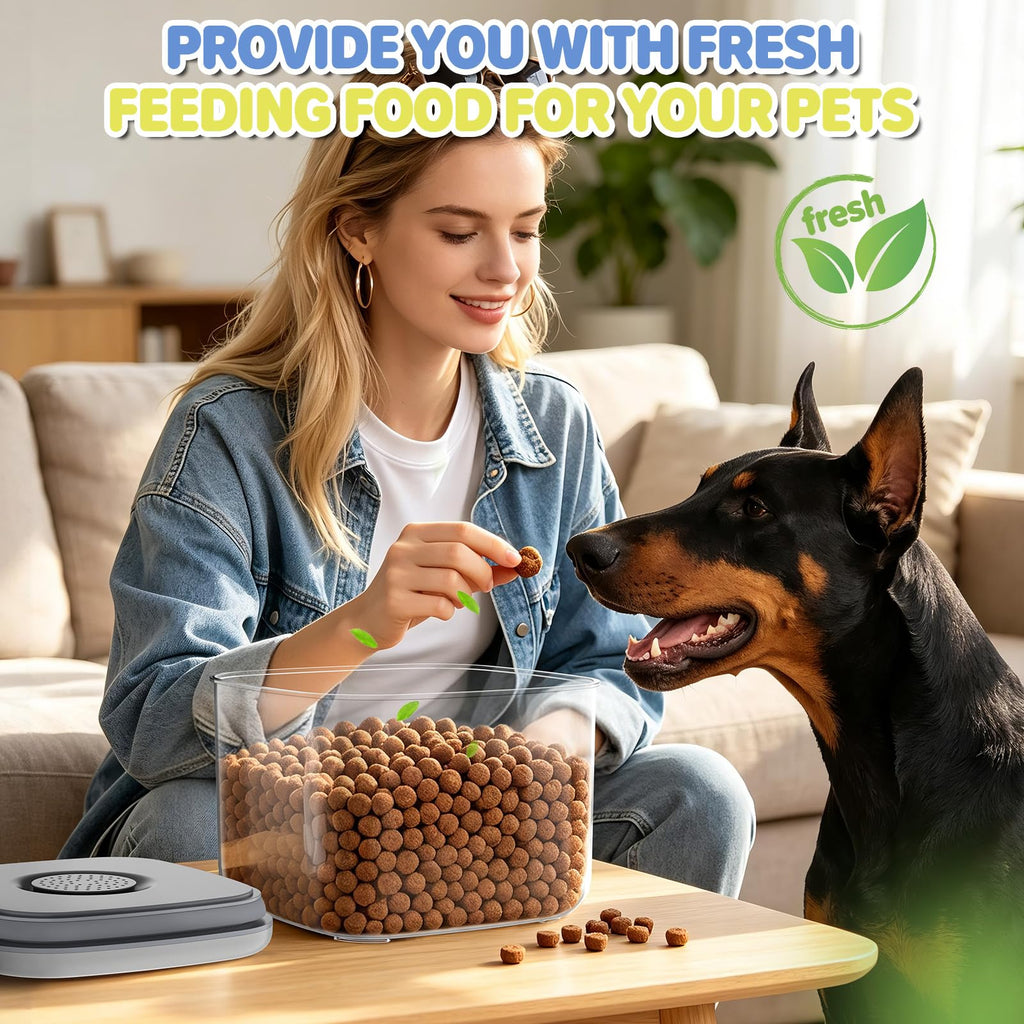 Cat Food Storage Containers With Scooper J37650