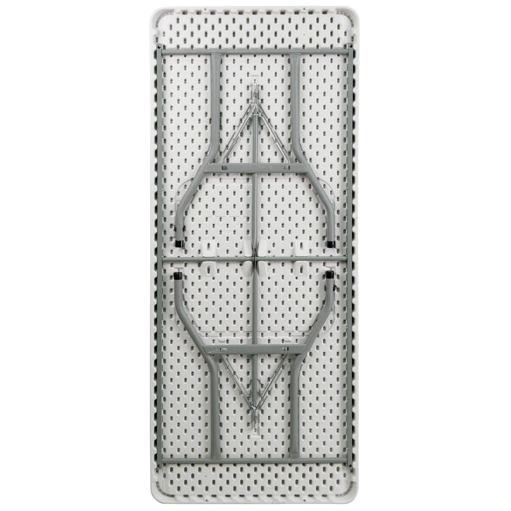 6-Foot White Plastic Folding Table A32017