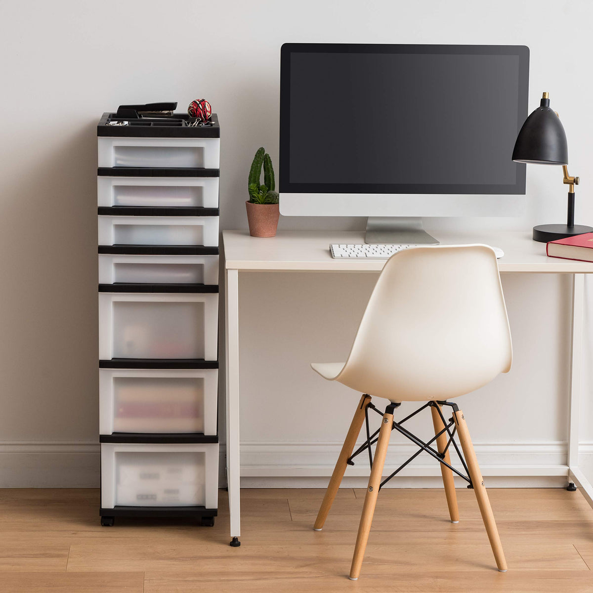 7 Drawer Rolling Storage Cart D298