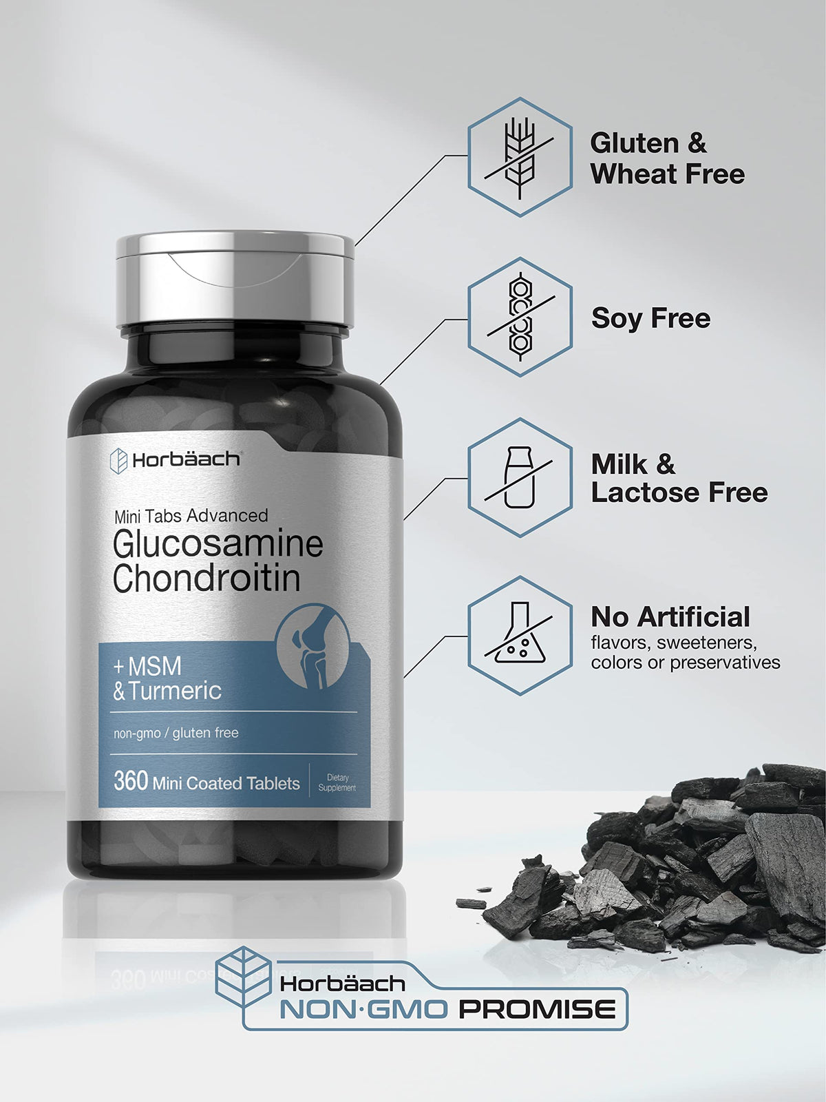 Glucosamine Chondroitin MSM Turmeric 360 Tablets J840033