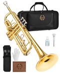 Bb Brass Trumpet with Case and 7C Mouthpiece T461