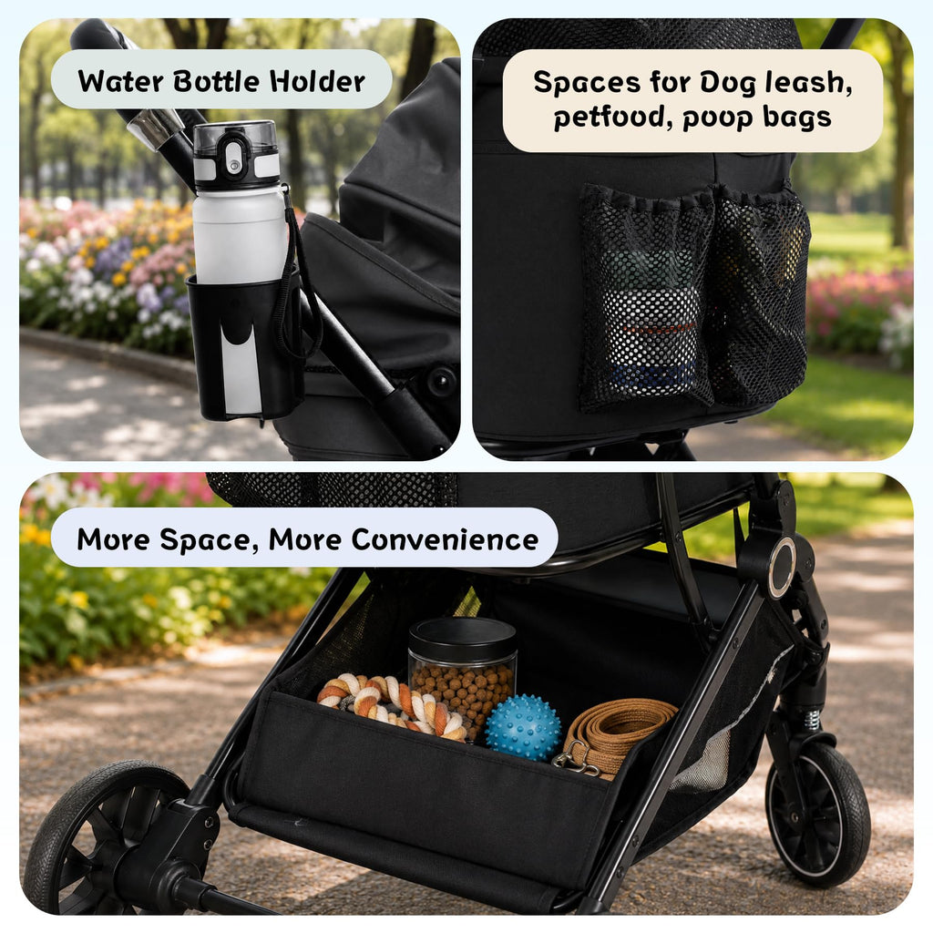 3-in-1 Pet Stroller Black M320001