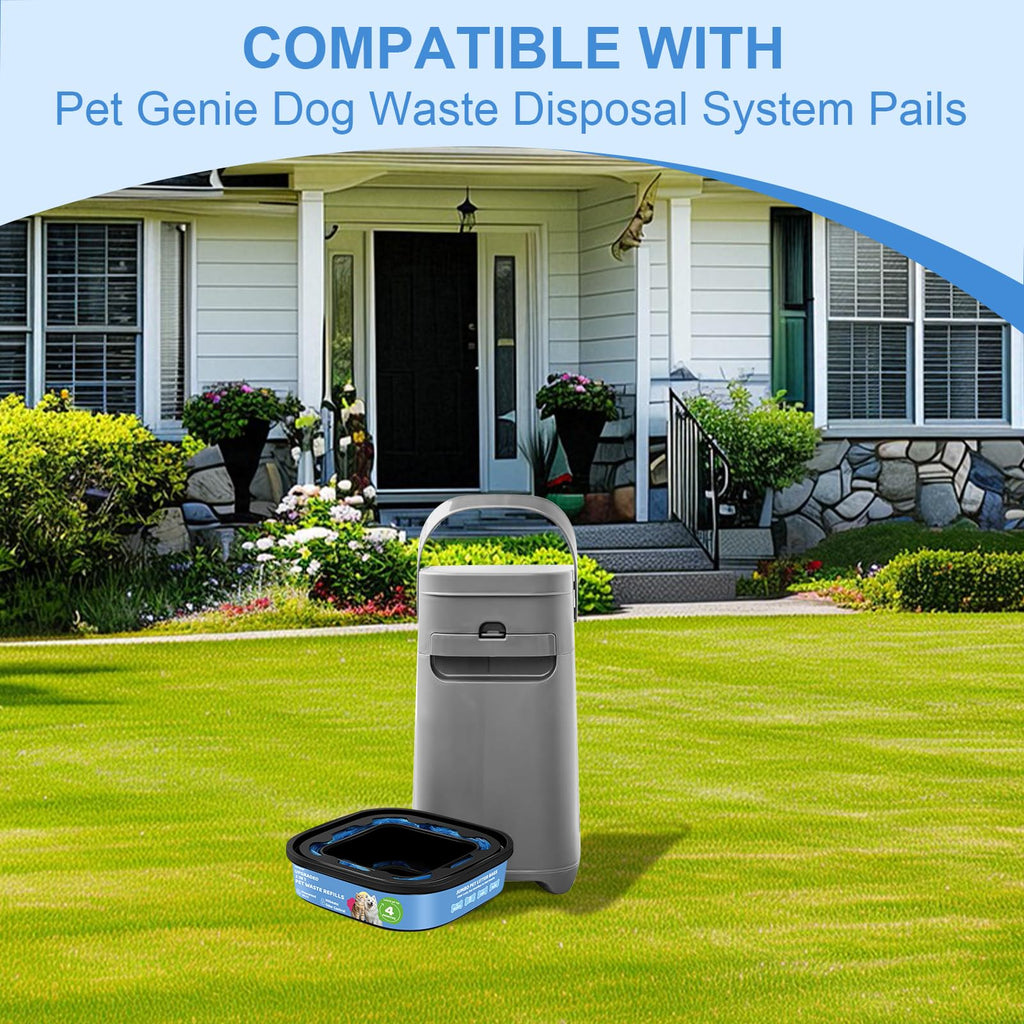 Dog Cat Poop Litter Bags 4 Pack Refill Bags S223
