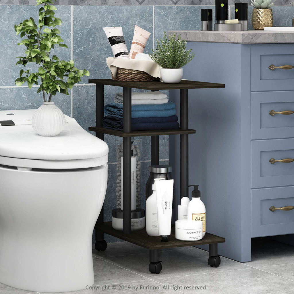 C Shaped Side Table with Casters E877