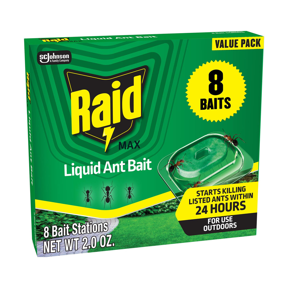 Liquid Ant Bait 8 Bait Stations 2 fl oz T42039