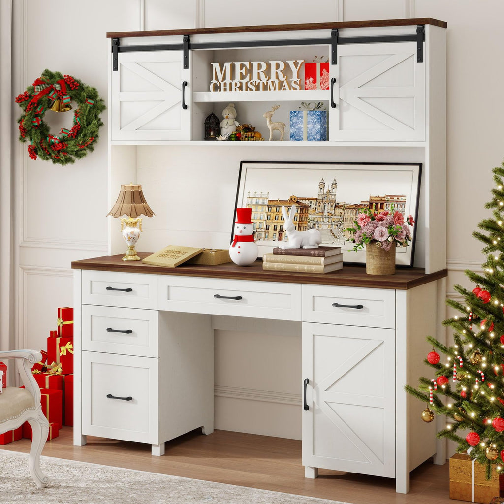67" H Executive Desk with File Drawer N6175
