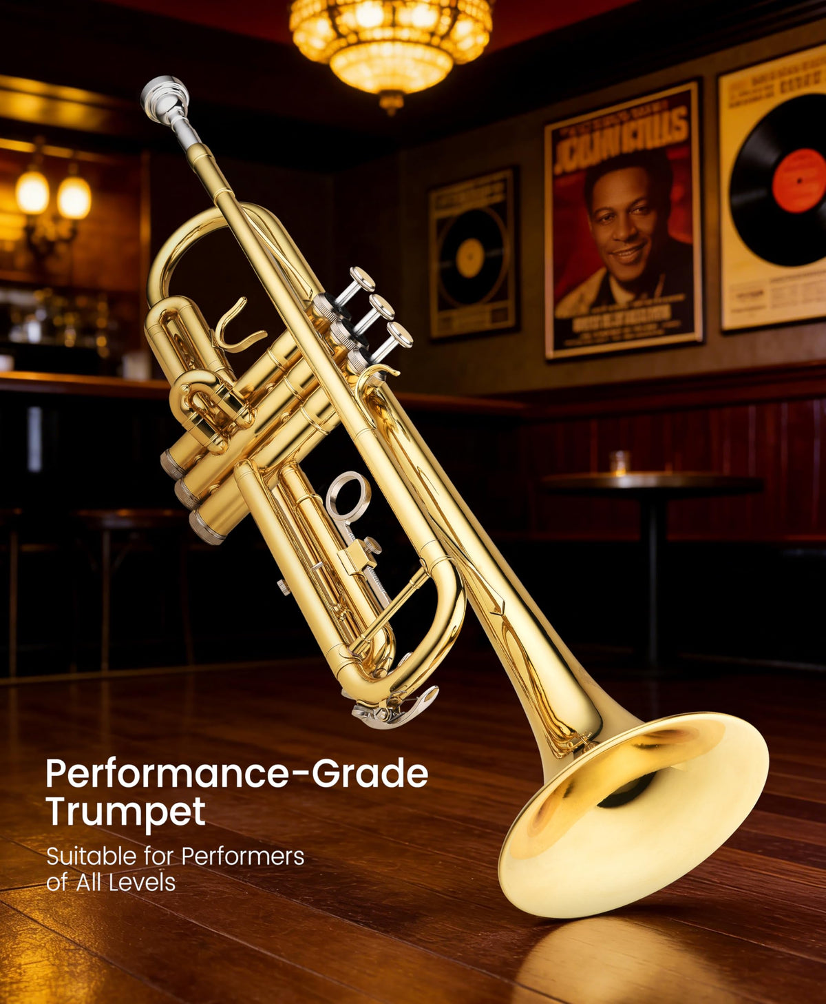Bb Brass Trumpet with Case and 7C Mouthpiece T461