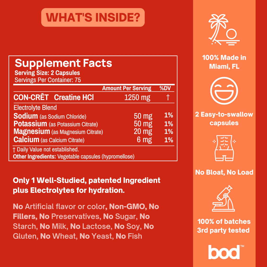 Creatine HCL Capsules 150 Pills S68946
