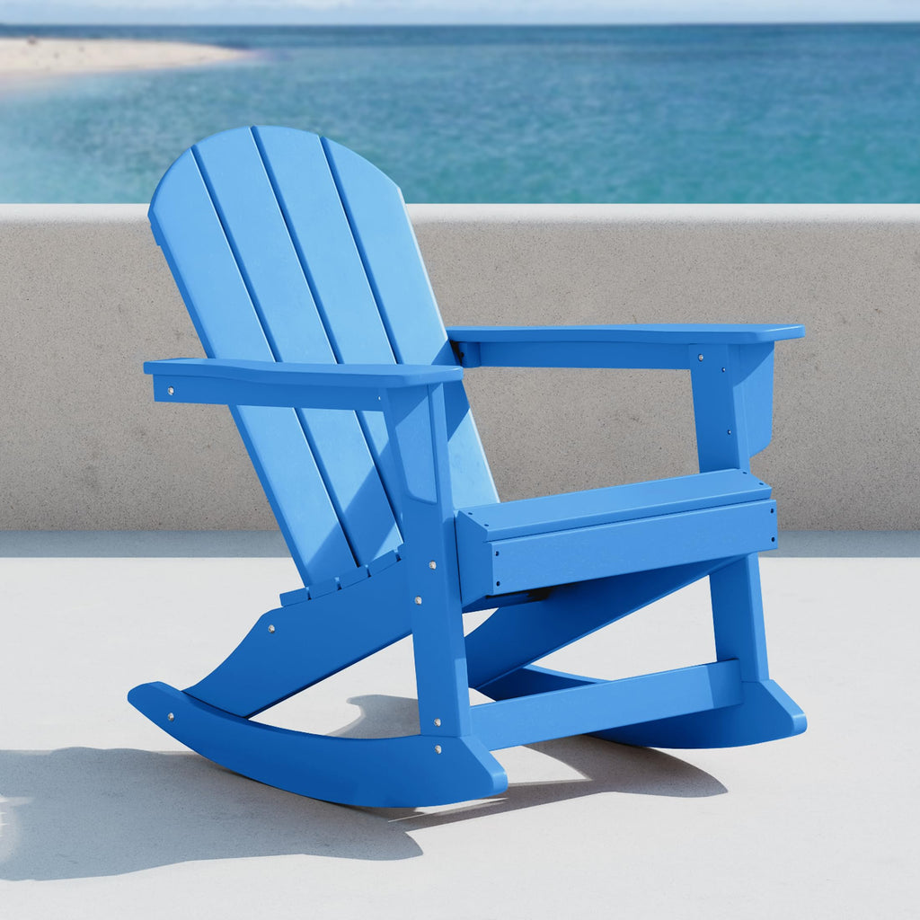 Pacific Blue Poly Adirondack Chair X9077